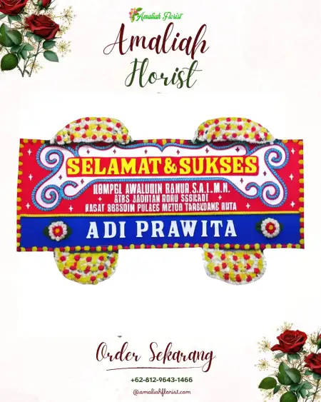 Papan Bunga Ucapan Selamat Mlekang